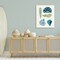 Stupell Industries Blue Shell Collection Canvas Wall Art Design by Yvette St. Amant